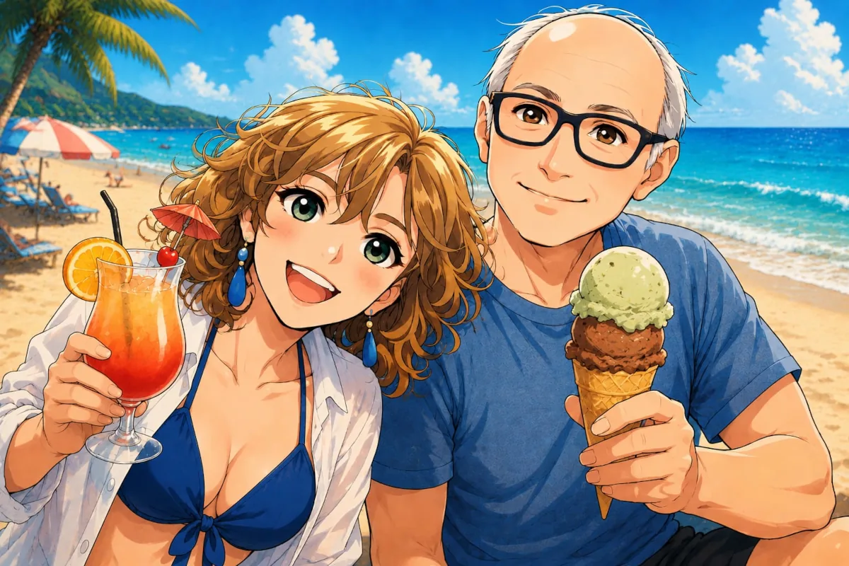 Beatrice & Luciano in spiaggia