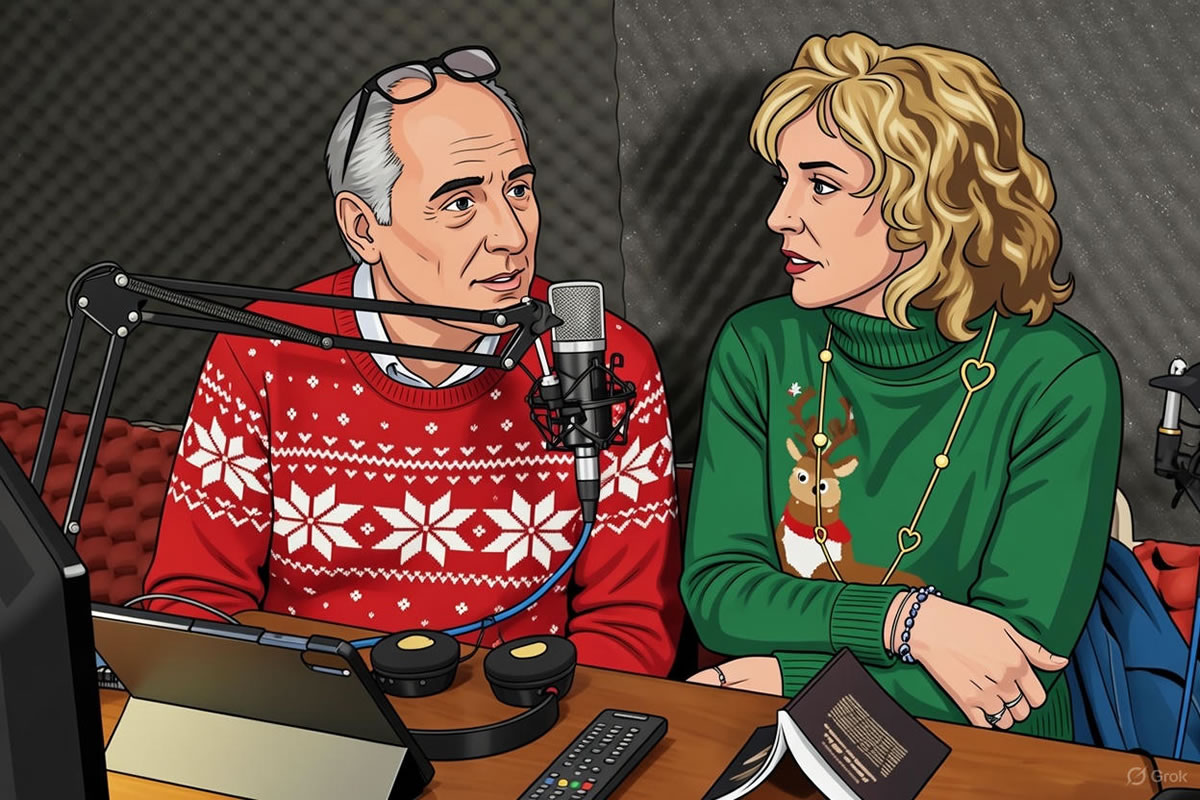 Luciano & Beatrice in versione natalizia