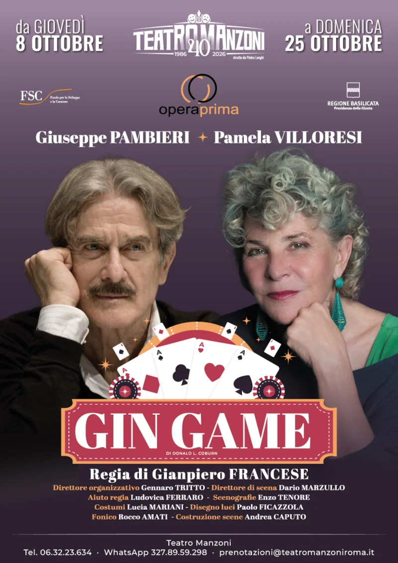Gin Game al Teatro Manzoni di Roma
