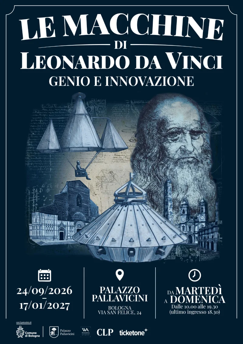Le macchine di Leonardo da Vinci in mostra a Bologna
