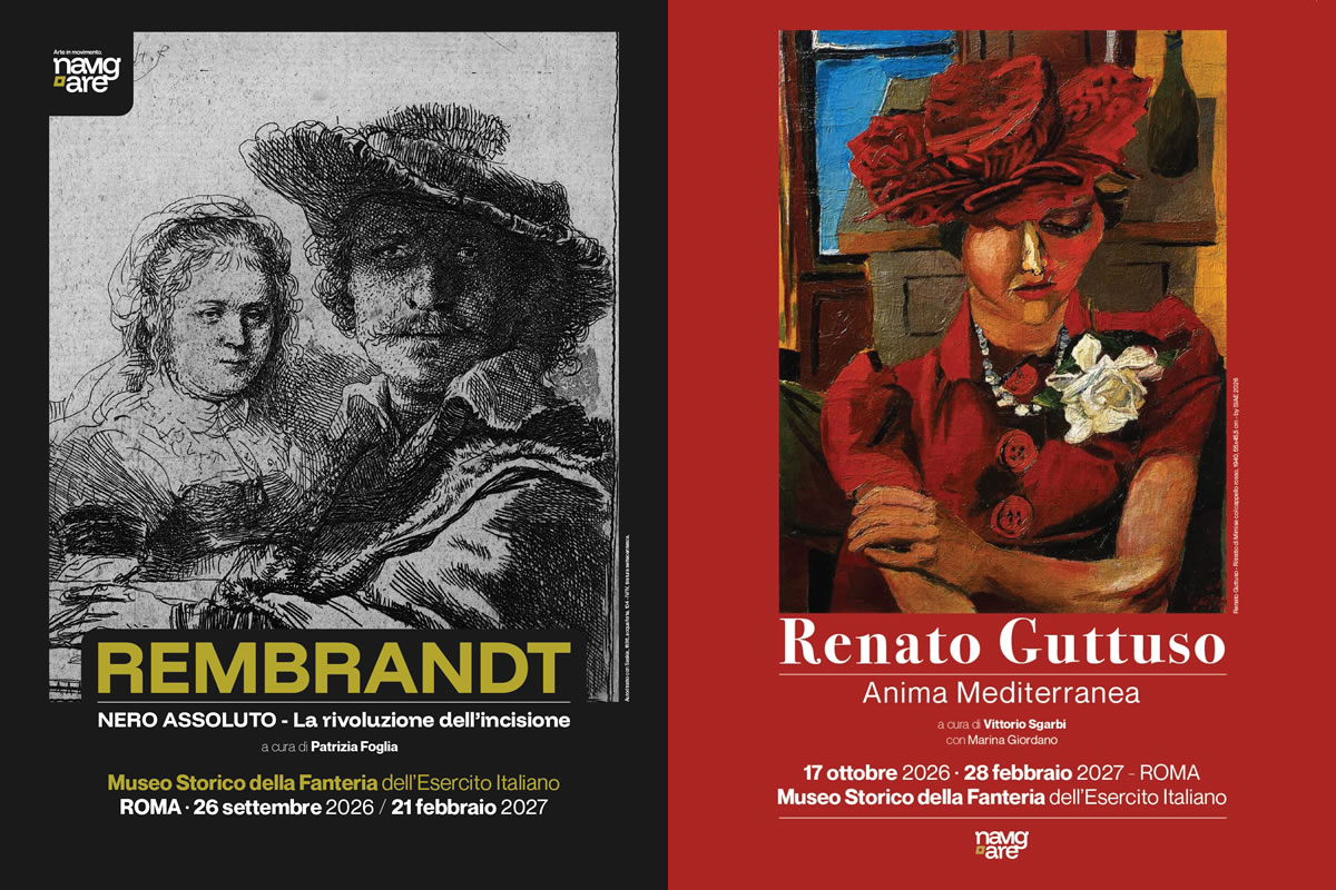 Rembrandt e Guttuso in mostra a Roma